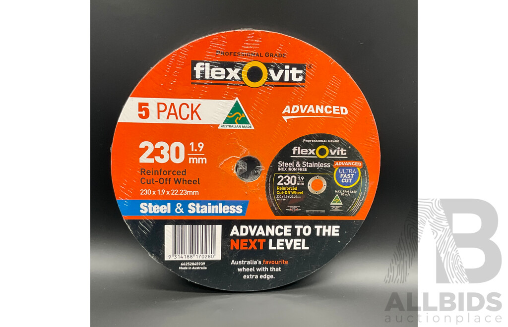 Flexovit Reinforced Cut-Off Wheel, Jarvis Walker Foldable Bucket and Parfix Silicone Sealant