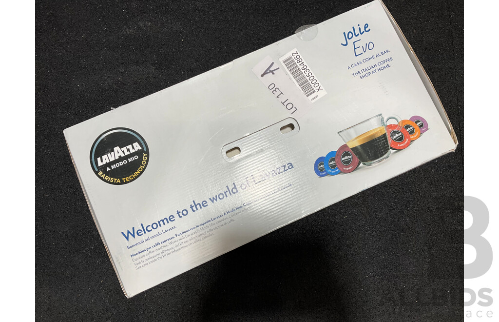 LAVAZZA Jolie Evo Capsule Coffe Machine with Bonus 64 Capsules