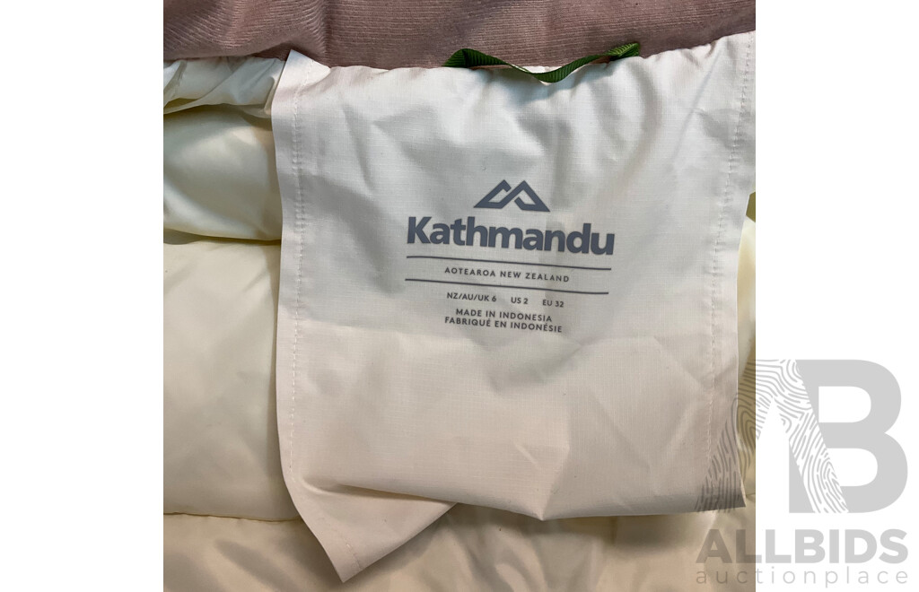 Nautica Long Sleeve Size L Men's Shirt & Kathmandu Women's Size 6 White Vest