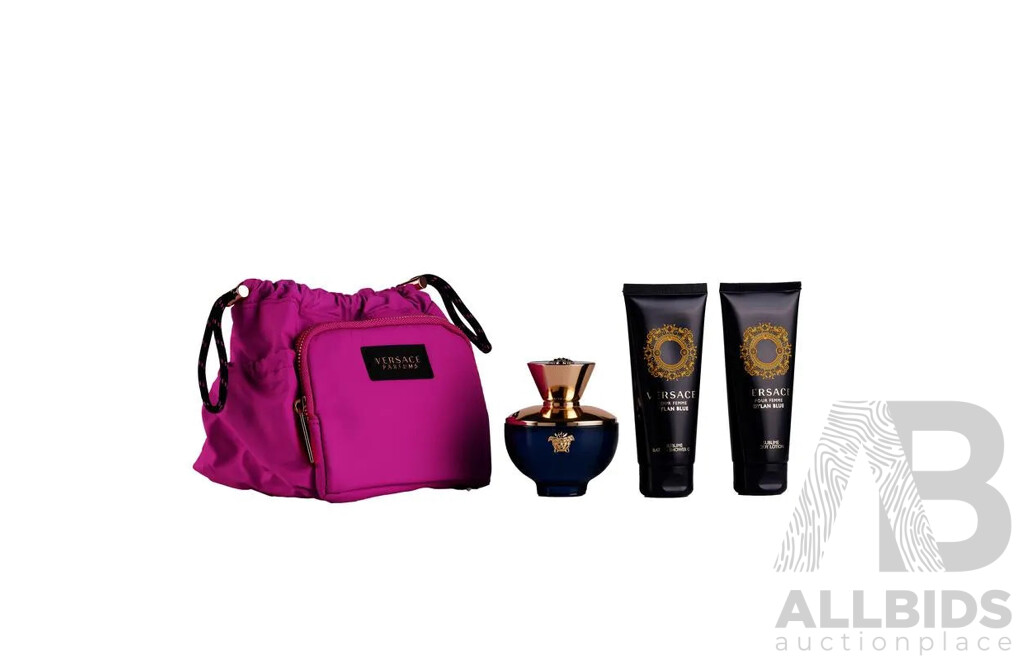 VERSACE Pour Femme Dylan Blue 100ml Eau De Parfum Set