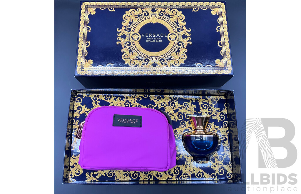 VERSACE Pour Femme Dylan Blue 100ml Eau De Parfum Set