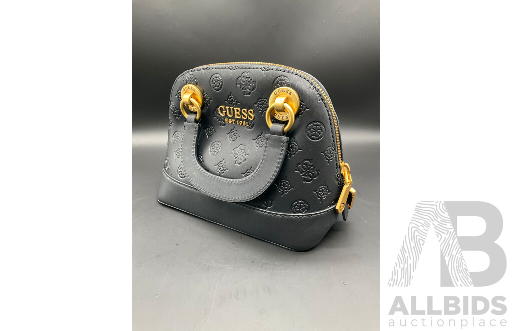 Cathleen Small Dome Satchel Handbag Branded GUESS