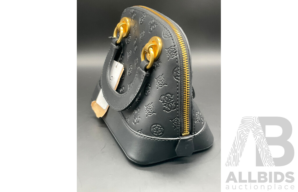 Cathleen Small Dome Satchel Handbag Branded GUESS