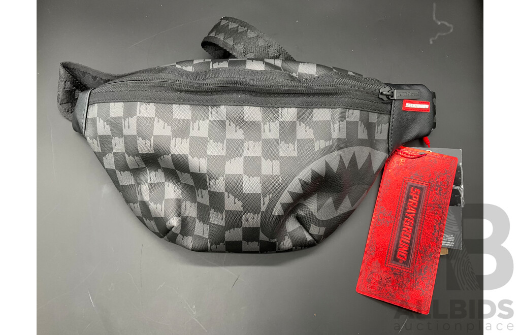 Hangover Drip Check Savvy Crossbody Branded SPRAYGROUND