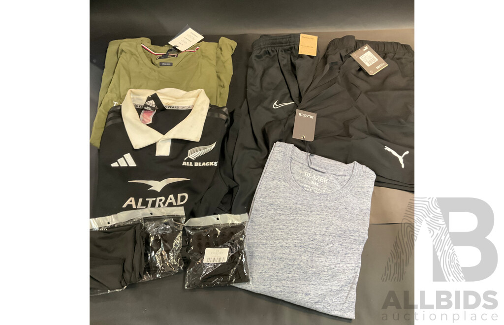 Puma, Nike, Tommy Hilfiger Top/Shorts/Pants and More - Various Sizes