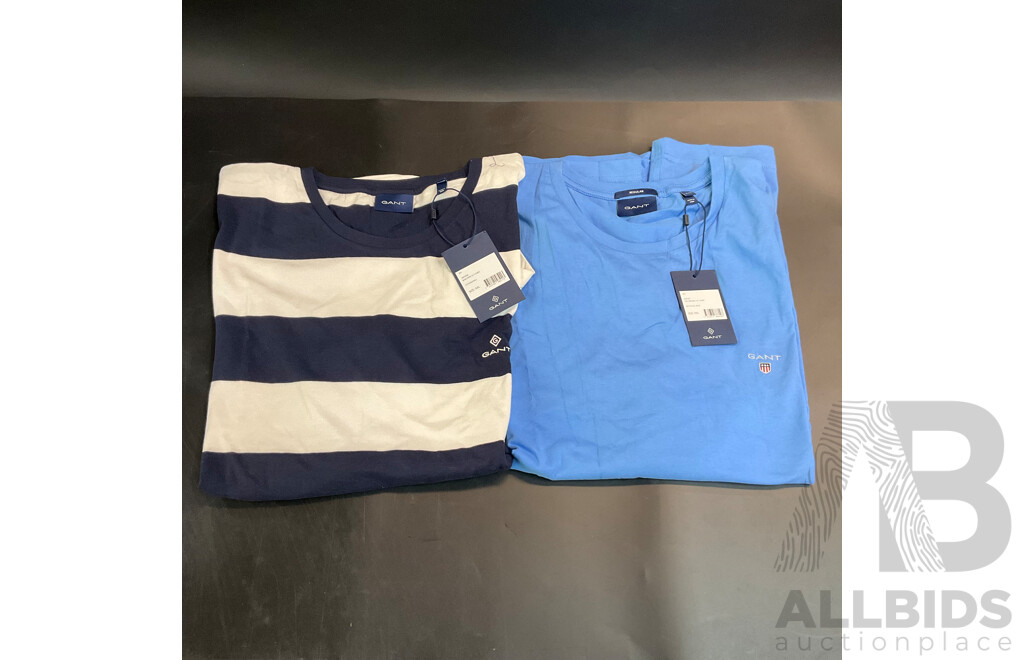 GANT Men's XXL T-Shirts - Lot of 2