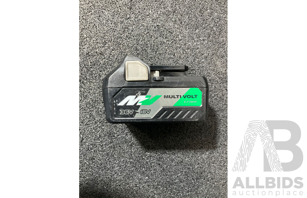 HiKOKI 36V MultiVolt Brushless Impact Wrench with Battery - Lot of 2