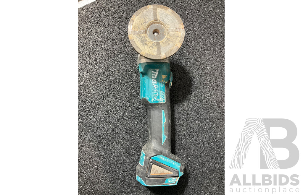 MAKITA 18v LXT Brushless Angle Grinder (DGA506) with 6.0Ah Battery - Lot of 2