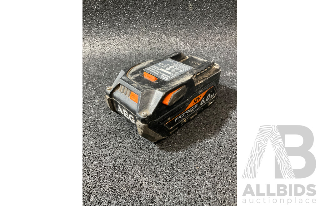 AEG 18V Fusion Brushless Hammer Drill (BSB18BL) with 6.0Ah Battery - Lot of 2