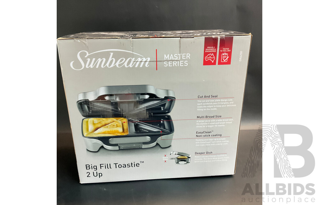 Mixed Lot - Assorted Household Items Included Sunbeam Toaster, Remington Hair Dryer and More