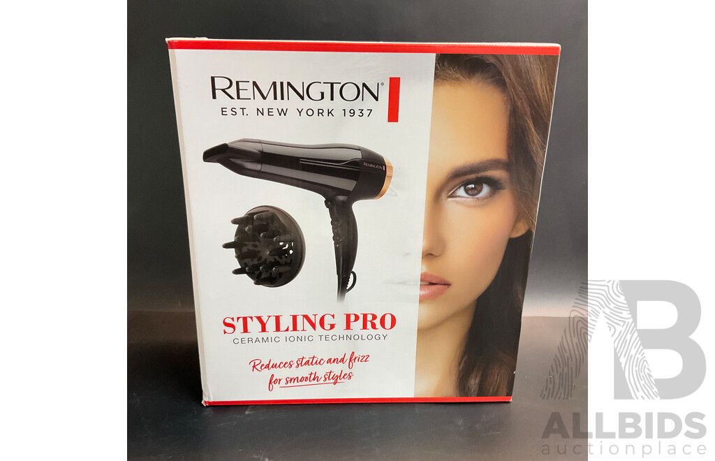 Mixed Lot - Assorted Household Items Included Sunbeam Toaster, Remington Hair Dryer and More