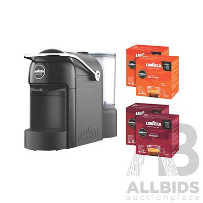 LAVAZZA Jolie Evo Capsule Coffe Machine with Bonus 64 Capsules