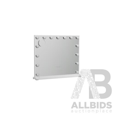 EMBELLIR Makeup Mirror Whtite (MM-E-FRAME-6052LED-WH)