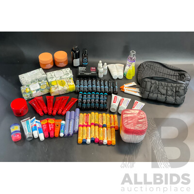 Bulk Lot - Lacura Purifying Cleansing Balm & Hask Hair Oil & Assorted Lip Balm, Soap, Sudocrem, Strotdaderm and More