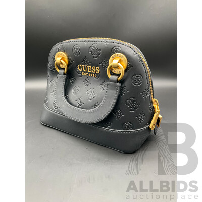 Cathleen Small Dome Satchel Handbag Branded GUESS