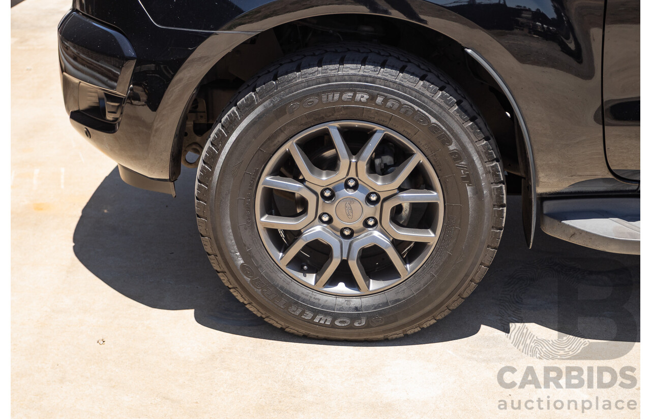 04/2017 Ford Ranger XLT 3.2 (4x4) PX MKII MY17 UPDATE Dual Cab Utility Shadow Black Turbo Diesel 3.2L