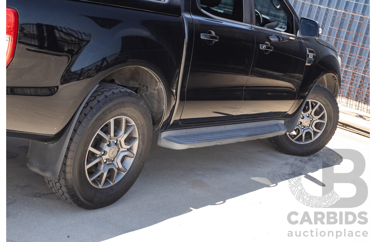 04/2017 Ford Ranger XLT 3.2 (4x4) PX MKII MY17 UPDATE Dual Cab Utility Shadow Black Turbo Diesel 3.2L