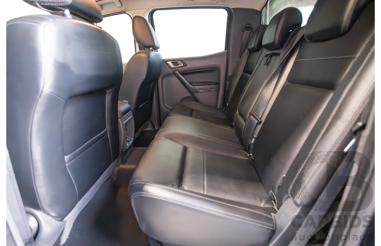 04/2017 Ford Ranger XLT 3.2 (4x4) PX MKII MY17 UPDATE Dual Cab Utility Shadow Black Turbo Diesel 3.2L