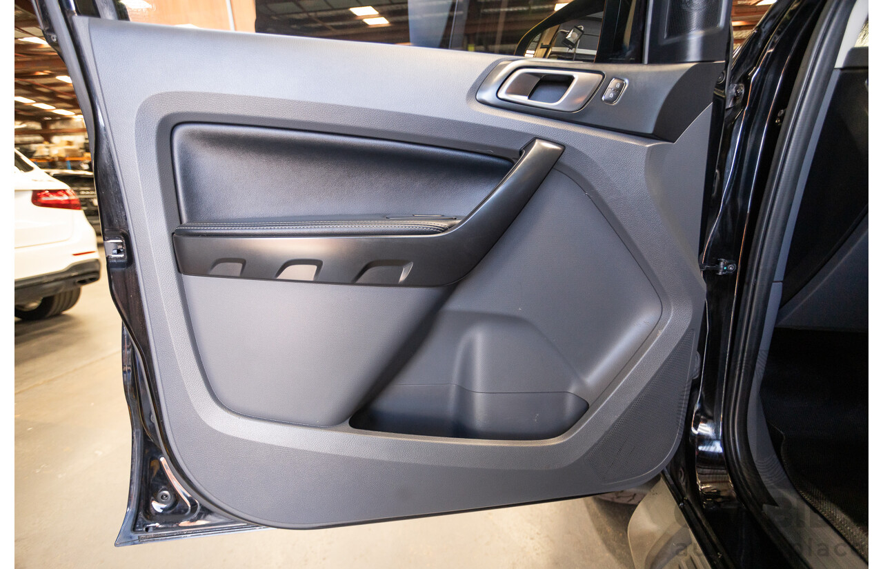 04/2017 Ford Ranger XLT 3.2 (4x4) PX MKII MY17 UPDATE Dual Cab Utility Shadow Black Turbo Diesel 3.2L