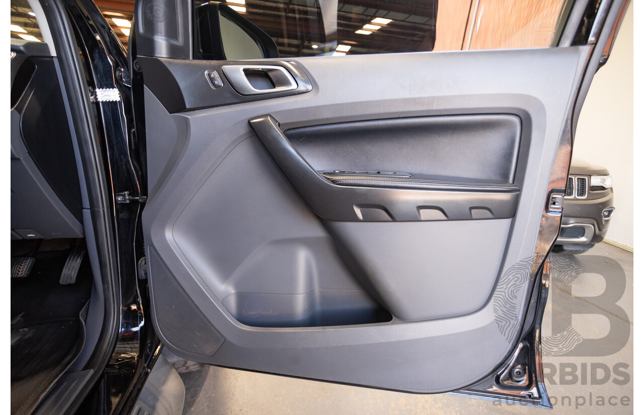 04/2017 Ford Ranger XLT 3.2 (4x4) PX MKII MY17 UPDATE Dual Cab Utility Shadow Black Turbo Diesel 3.2L