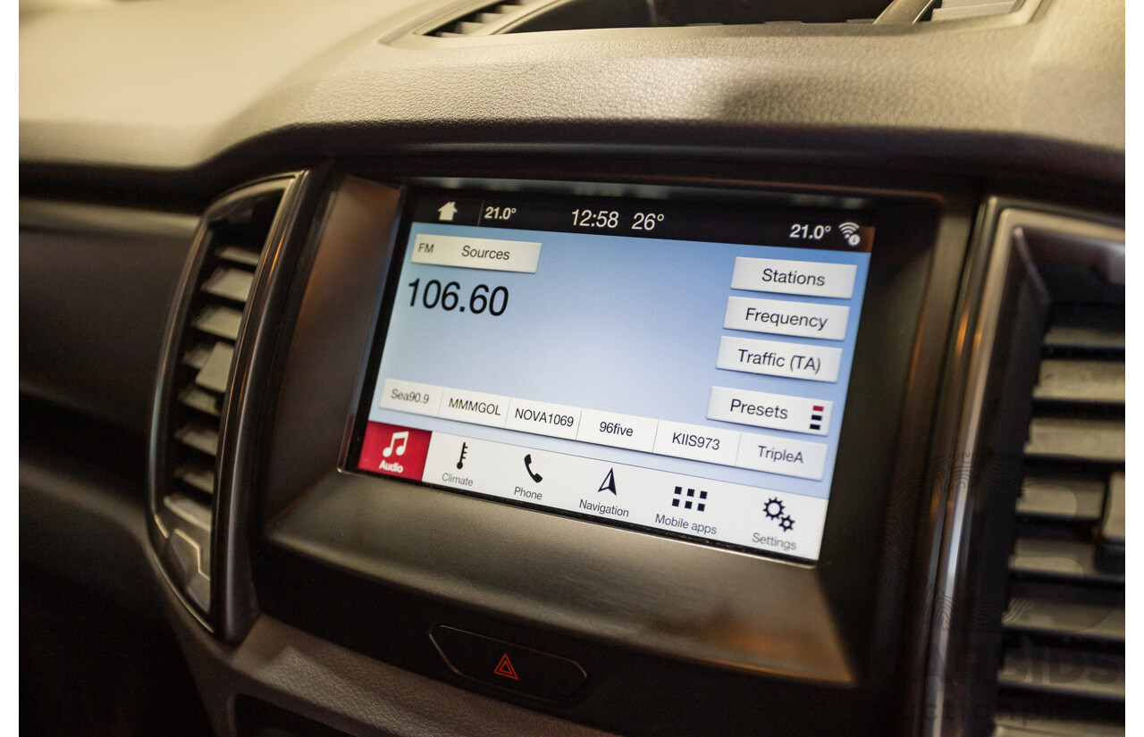 04/2017 Ford Ranger XLT 3.2 (4x4) PX MKII MY17 UPDATE Dual Cab Utility Shadow Black Turbo Diesel 3.2L