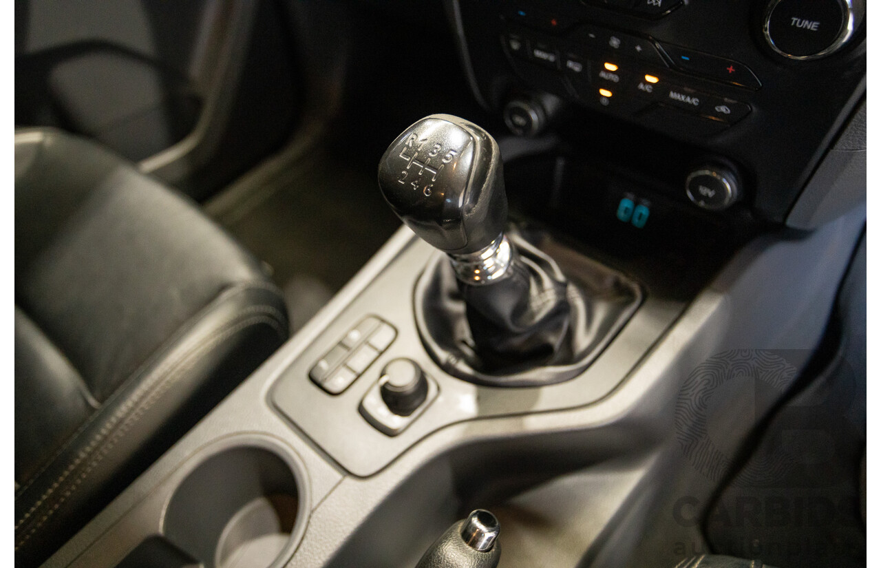 04/2017 Ford Ranger XLT 3.2 (4x4) PX MKII MY17 UPDATE Dual Cab Utility Shadow Black Turbo Diesel 3.2L