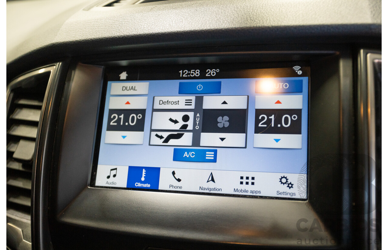 04/2017 Ford Ranger XLT 3.2 (4x4) PX MKII MY17 UPDATE Dual Cab Utility Shadow Black Turbo Diesel 3.2L