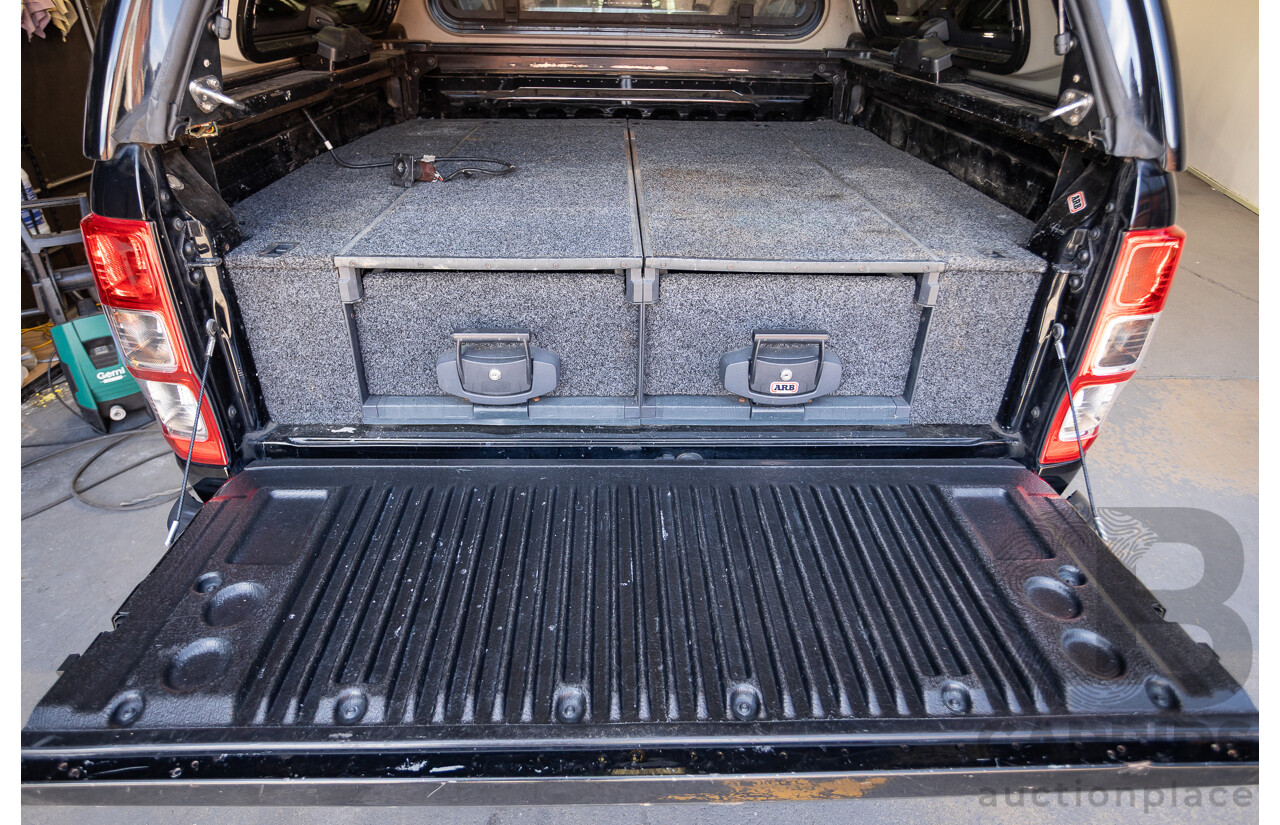 04/2017 Ford Ranger XLT 3.2 (4x4) PX MKII MY17 UPDATE Dual Cab Utility Shadow Black Turbo Diesel 3.2L