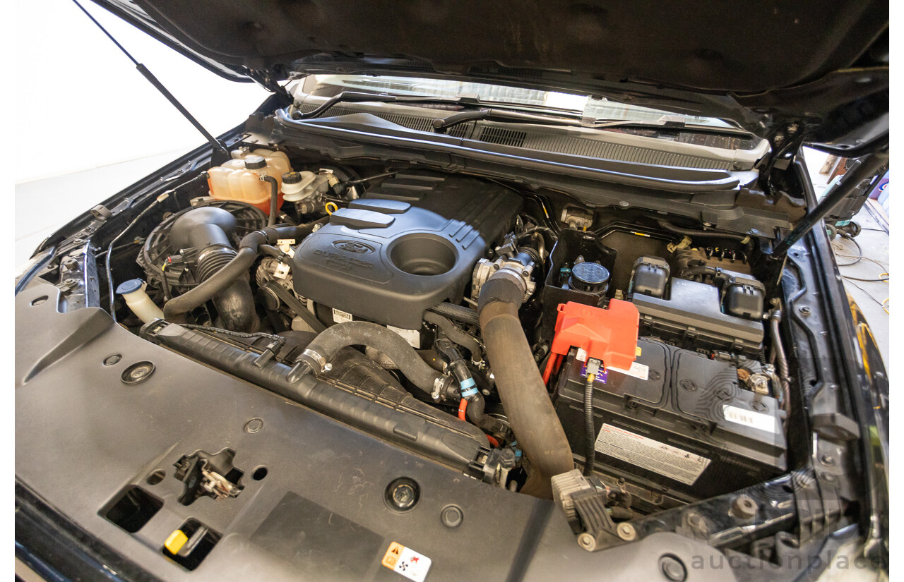 04/2017 Ford Ranger XLT 3.2 (4x4) PX MKII MY17 UPDATE Dual Cab Utility Shadow Black Turbo Diesel 3.2L