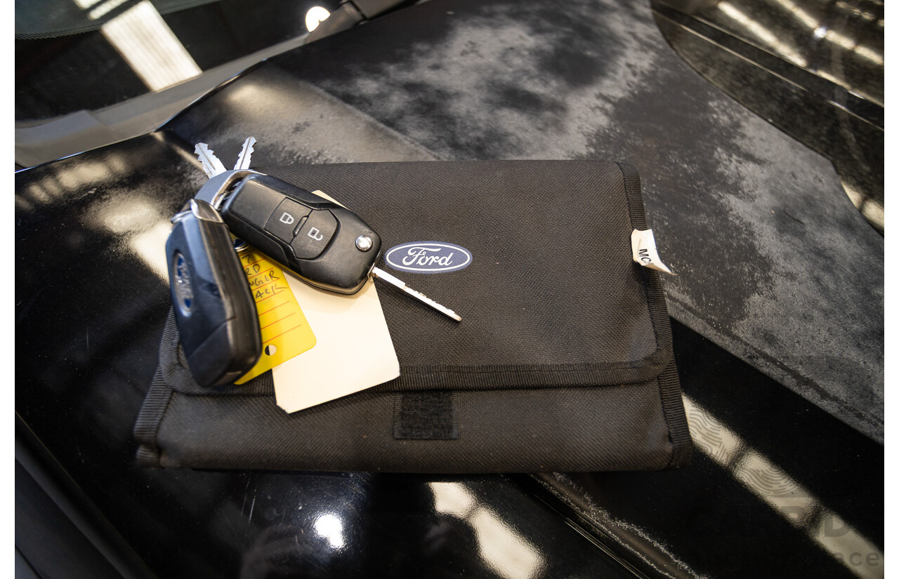 04/2017 Ford Ranger XLT 3.2 (4x4) PX MKII MY17 UPDATE Dual Cab Utility Shadow Black Turbo Diesel 3.2L