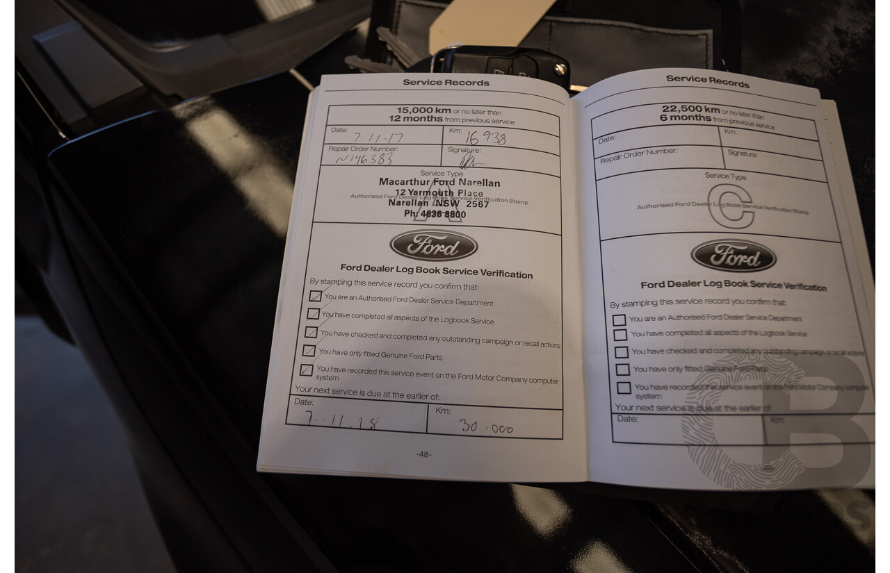 04/2017 Ford Ranger XLT 3.2 (4x4) PX MKII MY17 UPDATE Dual Cab Utility Shadow Black Turbo Diesel 3.2L