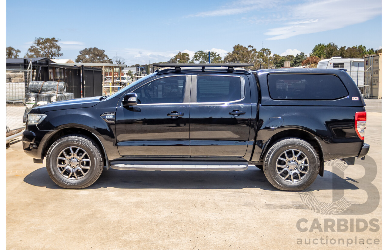 04/2017 Ford Ranger XLT 3.2 (4x4) PX MKII MY17 UPDATE Dual Cab Utility Shadow Black Turbo Diesel 3.2L