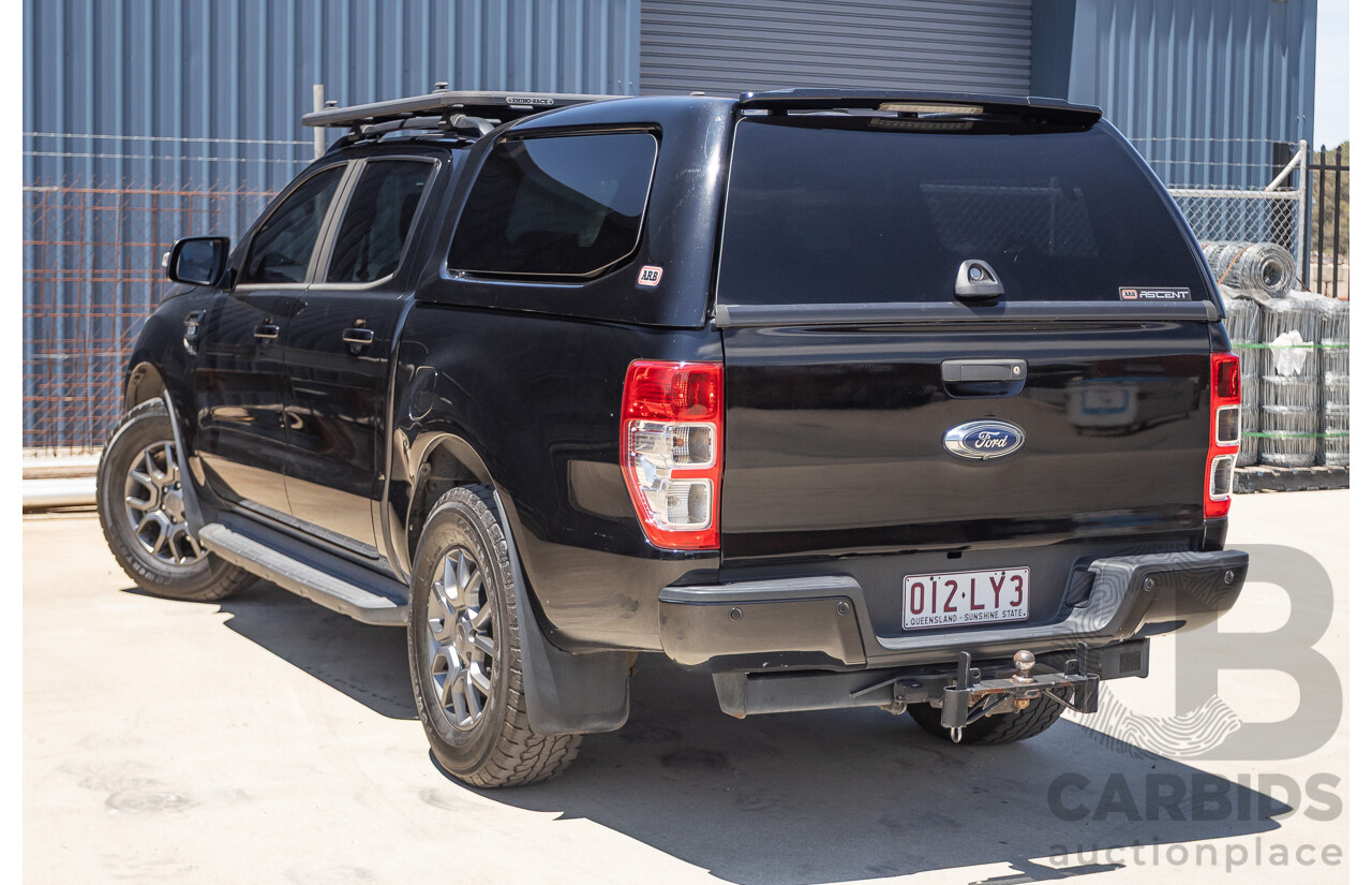 04/2017 Ford Ranger XLT 3.2 (4x4) PX MKII MY17 UPDATE Dual Cab Utility Shadow Black Turbo Diesel 3.2L
