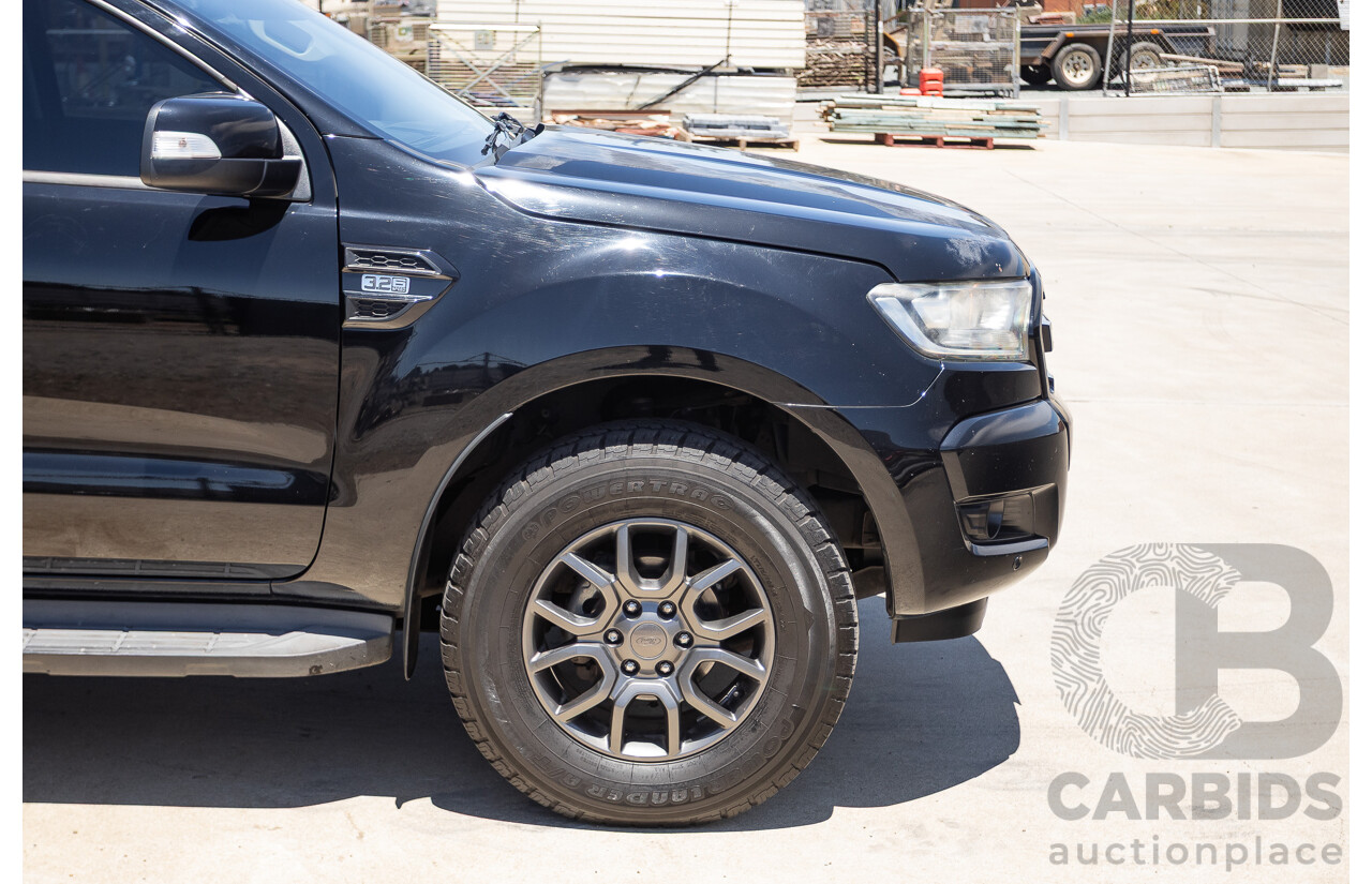 04/2017 Ford Ranger XLT 3.2 (4x4) PX MKII MY17 UPDATE Dual Cab Utility Shadow Black Turbo Diesel 3.2L