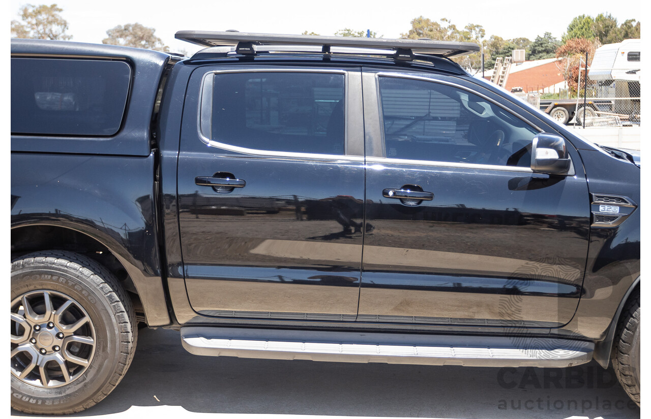 04/2017 Ford Ranger XLT 3.2 (4x4) PX MKII MY17 UPDATE Dual Cab Utility Shadow Black Turbo Diesel 3.2L