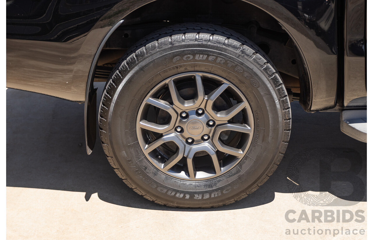 04/2017 Ford Ranger XLT 3.2 (4x4) PX MKII MY17 UPDATE Dual Cab Utility Shadow Black Turbo Diesel 3.2L