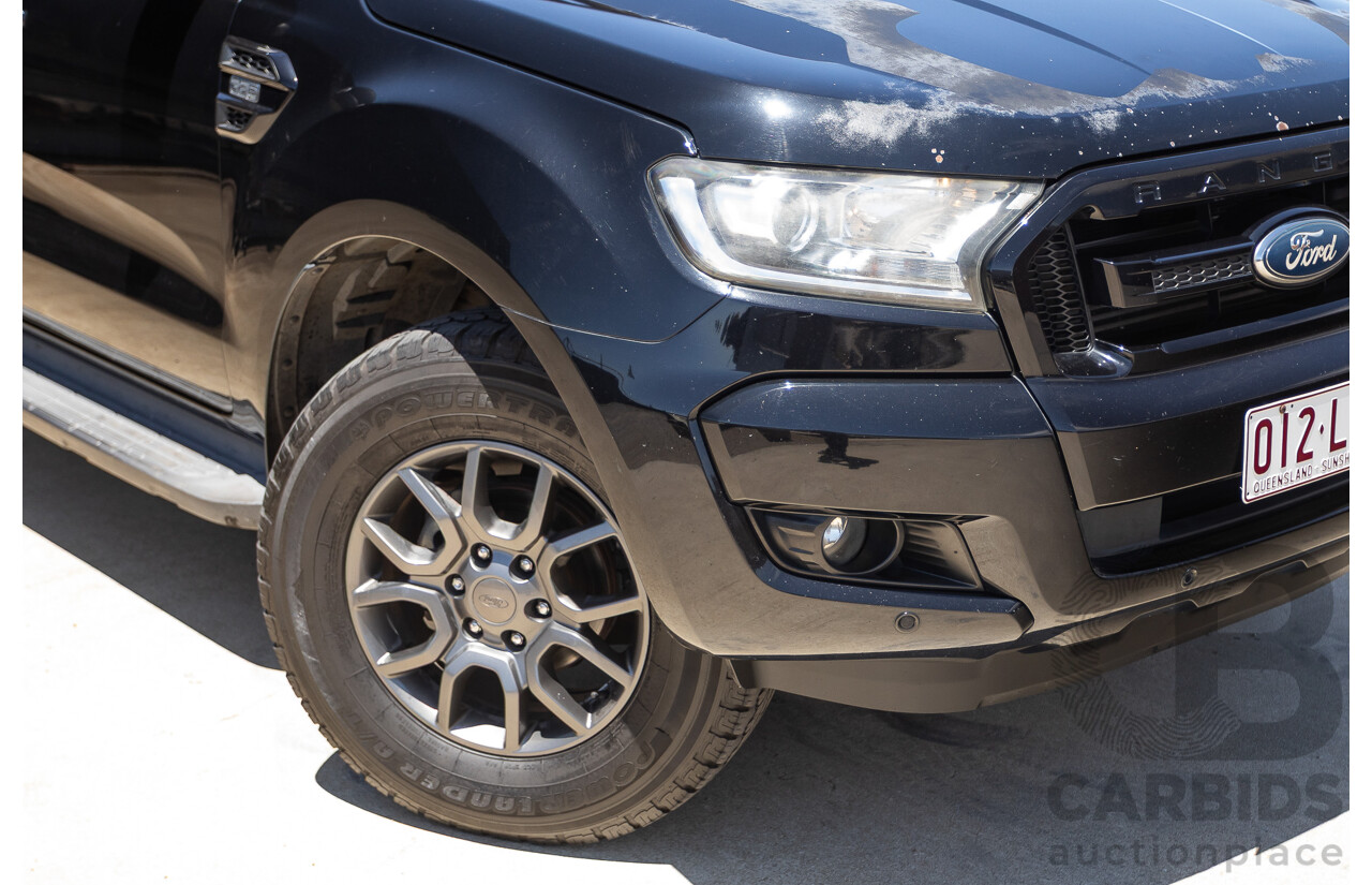 04/2017 Ford Ranger XLT 3.2 (4x4) PX MKII MY17 UPDATE Dual Cab Utility Shadow Black Turbo Diesel 3.2L