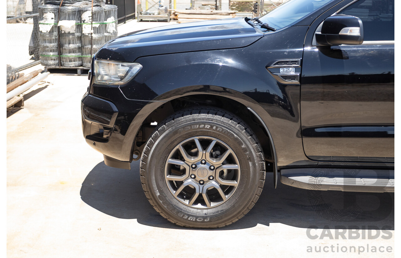 04/2017 Ford Ranger XLT 3.2 (4x4) PX MKII MY17 UPDATE Dual Cab Utility Shadow Black Turbo Diesel 3.2L