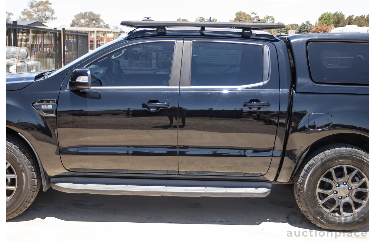 04/2017 Ford Ranger XLT 3.2 (4x4) PX MKII MY17 UPDATE Dual Cab Utility Shadow Black Turbo Diesel 3.2L