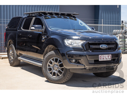 04/2017 Ford Ranger XLT 3.2 (4x4) PX MKII MY17 UPDATE Dual Cab Utility Shadow Black Turbo Diesel 3.2L