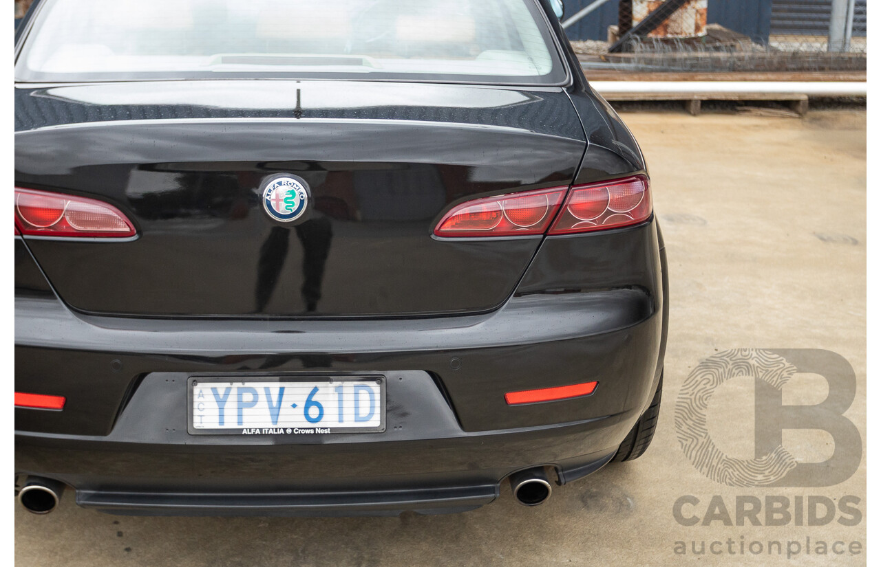 8/2007 Alfa Romeo 159 JTD FWD  4D Sedan Alfa Black Turbo Diesel 2.4L