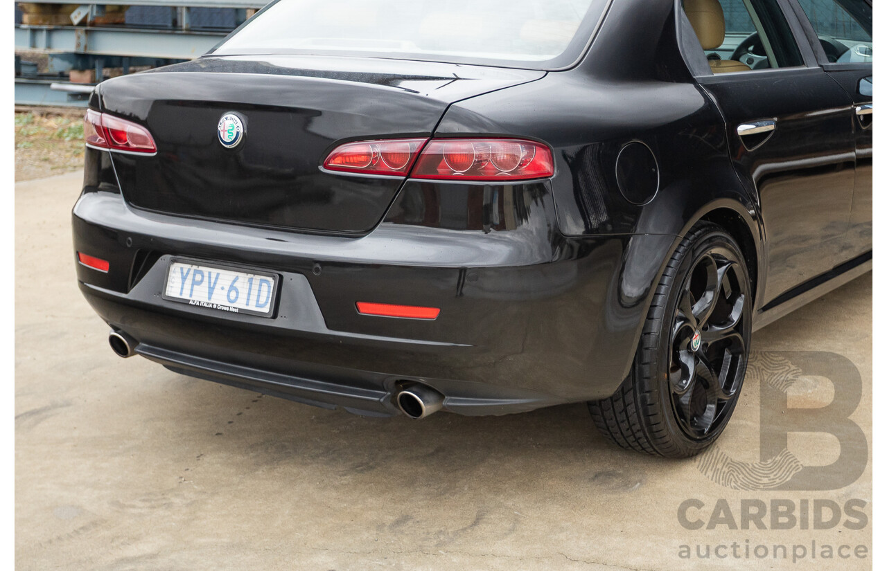 8/2007 Alfa Romeo 159 JTD FWD  4D Sedan Alfa Black Turbo Diesel 2.4L