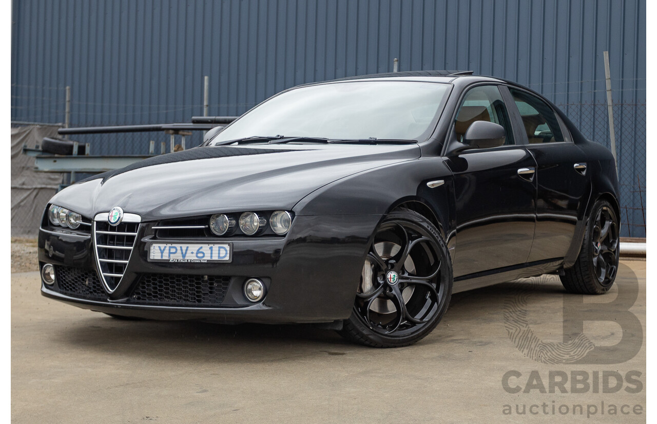 8/2007 Alfa Romeo 159 JTD FWD 4D Sedan Alfa Black Turbo Diesel 2.4L