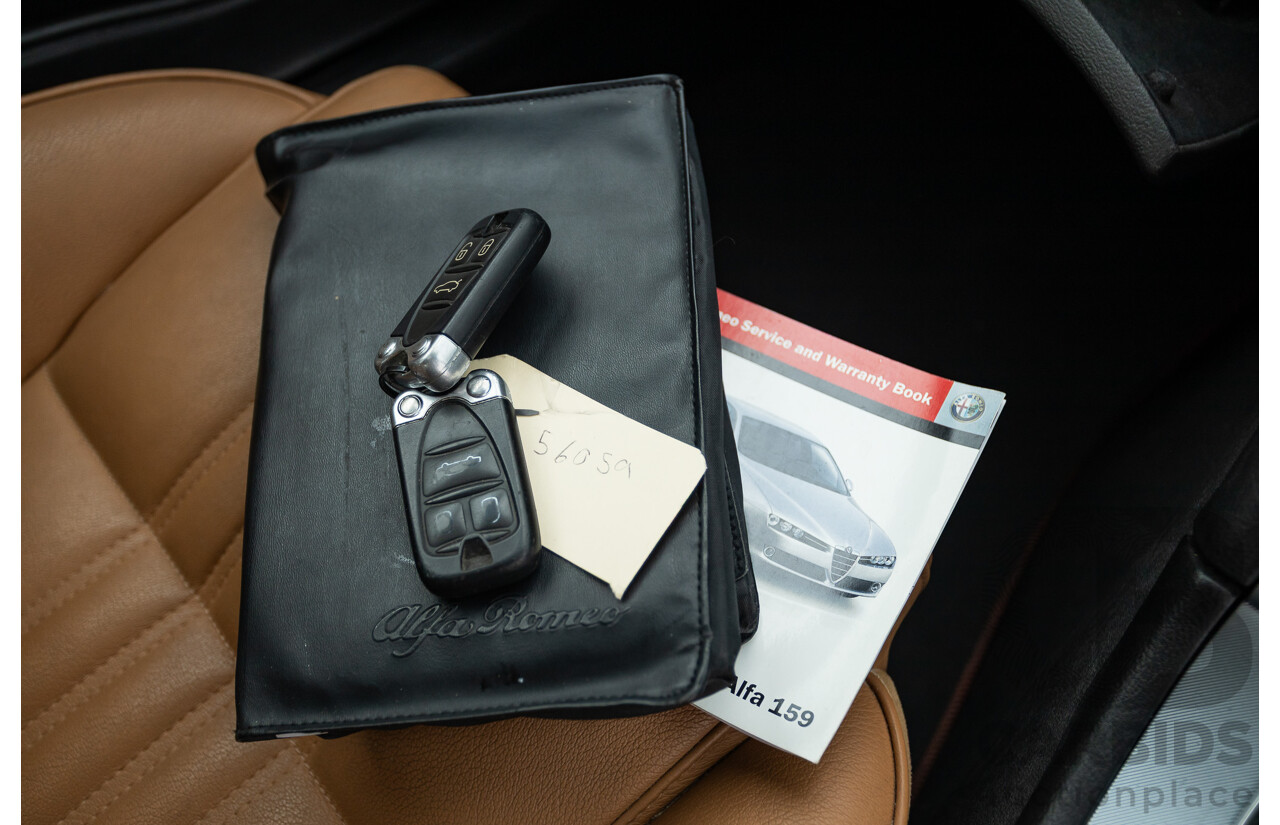 8/2007 Alfa Romeo 159 JTD FWD  4D Sedan Alfa Black Turbo Diesel 2.4L