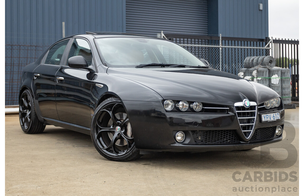 8/2007 Alfa Romeo 159 JTD FWD 4D Sedan Alfa Black Turbo Diesel 2.4L