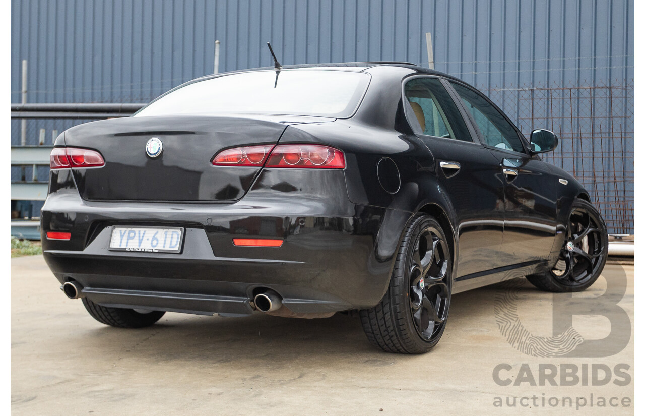 8/2007 Alfa Romeo 159 JTD FWD 4D Sedan Alfa Black Turbo Diesel 2.4L