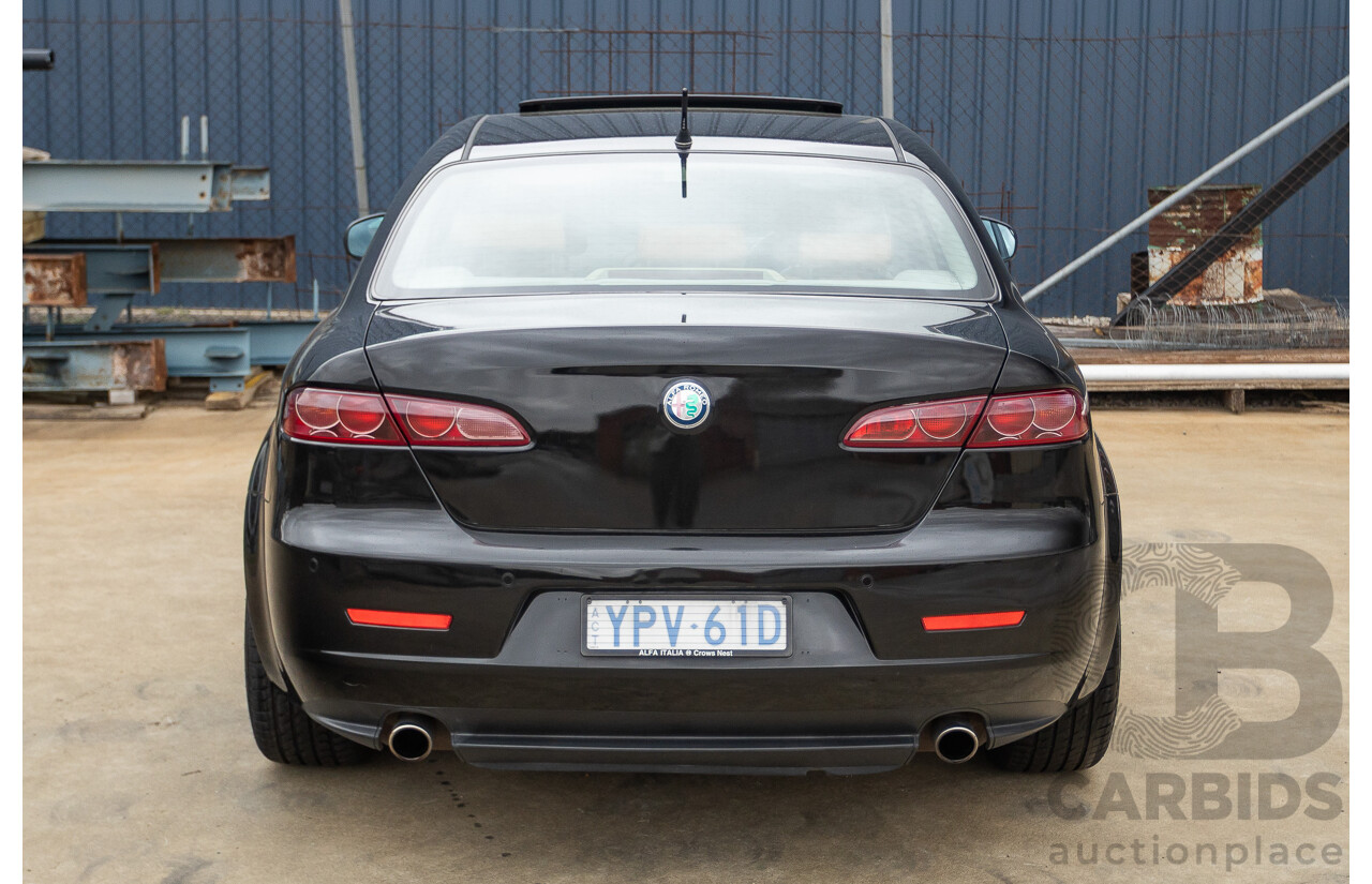 8/2007 Alfa Romeo 159 JTD FWD 4D Sedan Alfa Black Turbo Diesel 2.4L