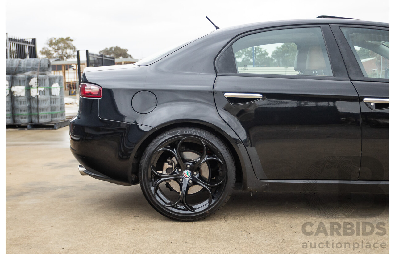 8/2007 Alfa Romeo 159 JTD FWD  4D Sedan Alfa Black Turbo Diesel 2.4L