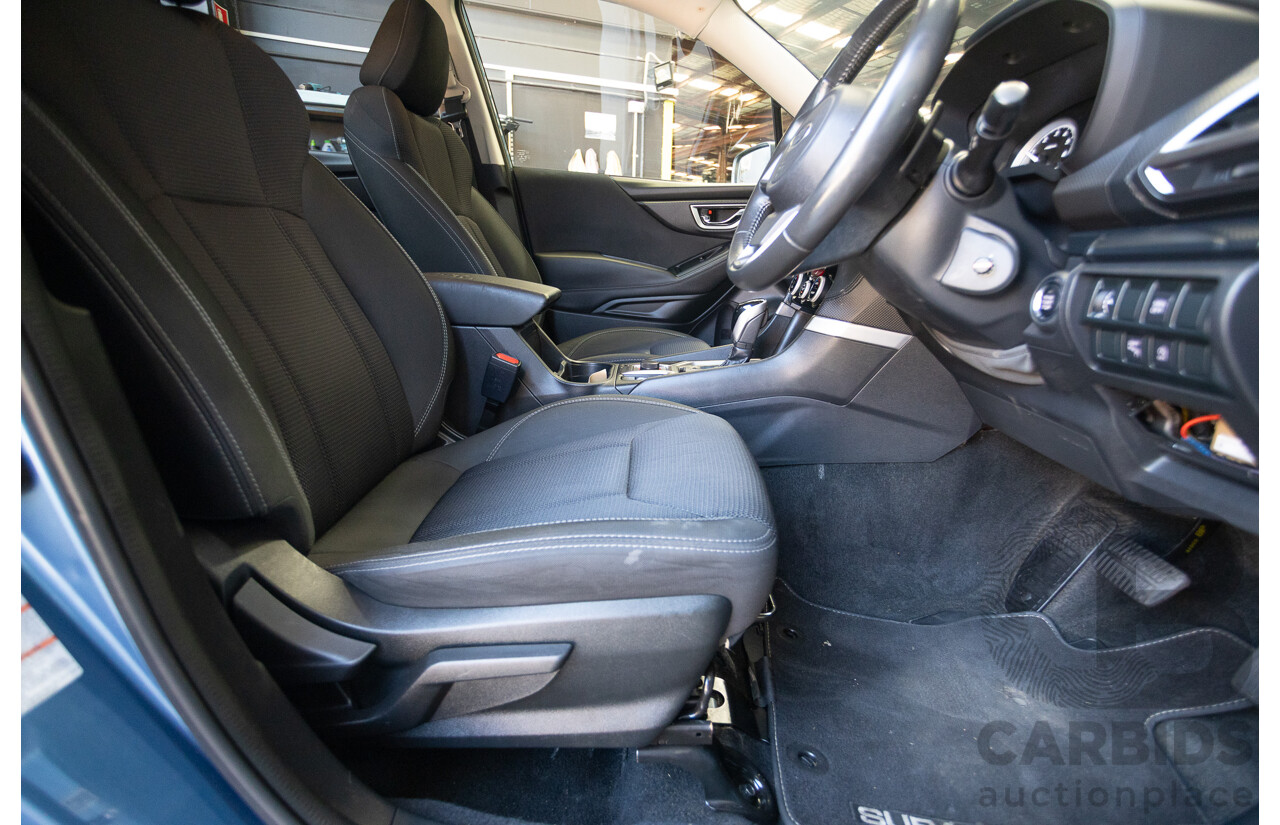 11/2018 Subaru Forester 2.5i (AWD) MY19 4D Wagon Blue 2.5L