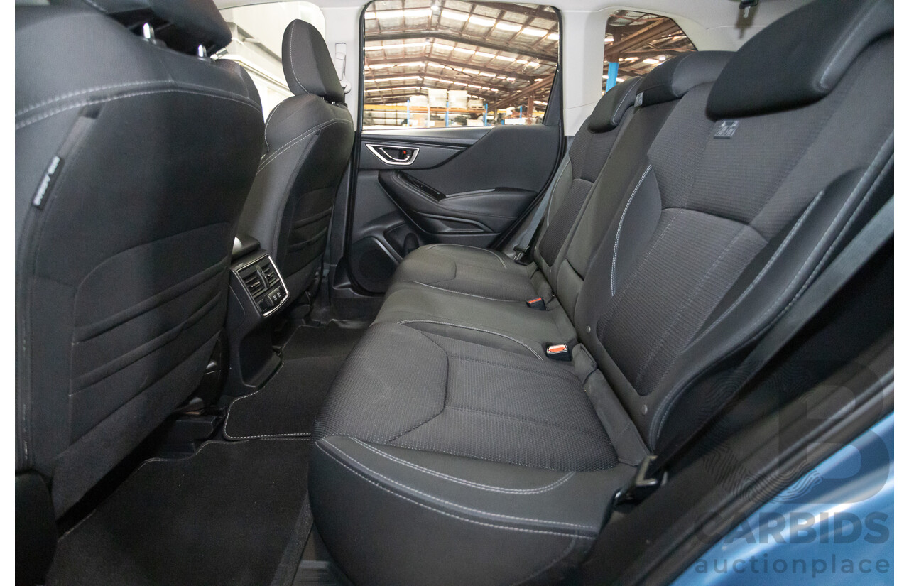 11/2018 Subaru Forester 2.5i (AWD) MY19 4D Wagon Blue 2.5L